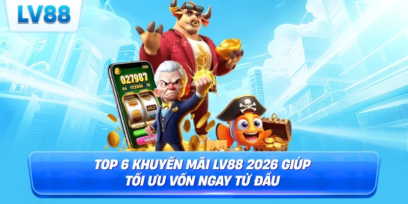 Top 6 khuyến mãi LV88 2026 giúp tối ưu vốn ngay từ đầu