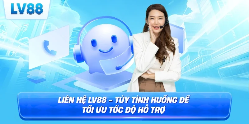 Liên hệ LV88 - Tùy tình huống để tối ưu tốc độ hỗ trợ 
