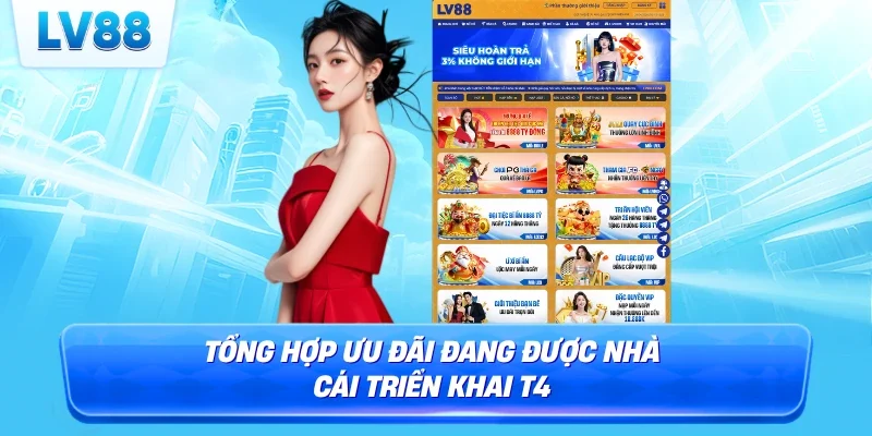 Tổng hợp ưu đãi đang được nhà cái triển khai T4